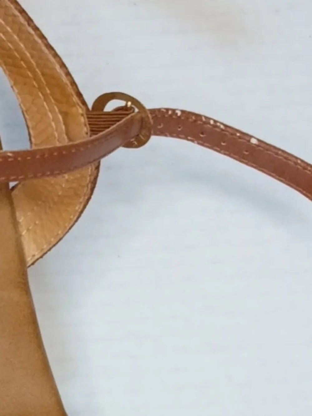 Patrizia by Spring Step Litzy Camel Cork Wedge Sandals Women’s Size 8